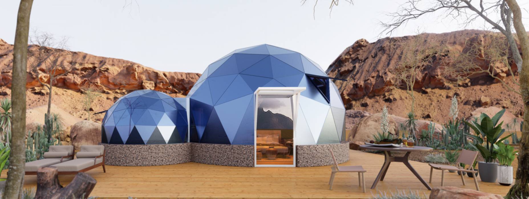 长顺县球形智能光伏玻璃星空房